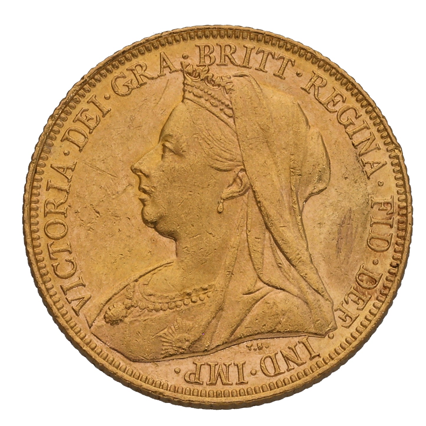 22ct Gold Queen Victoria Full Sovereign Coin 1900