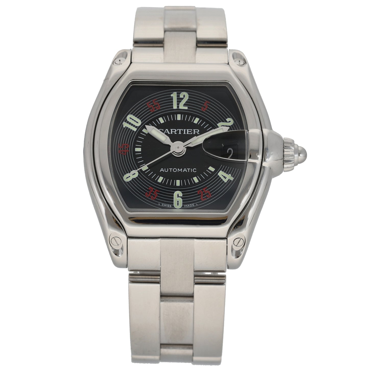 Cartier Roadster 2510 37mm Stainless Steel Watch