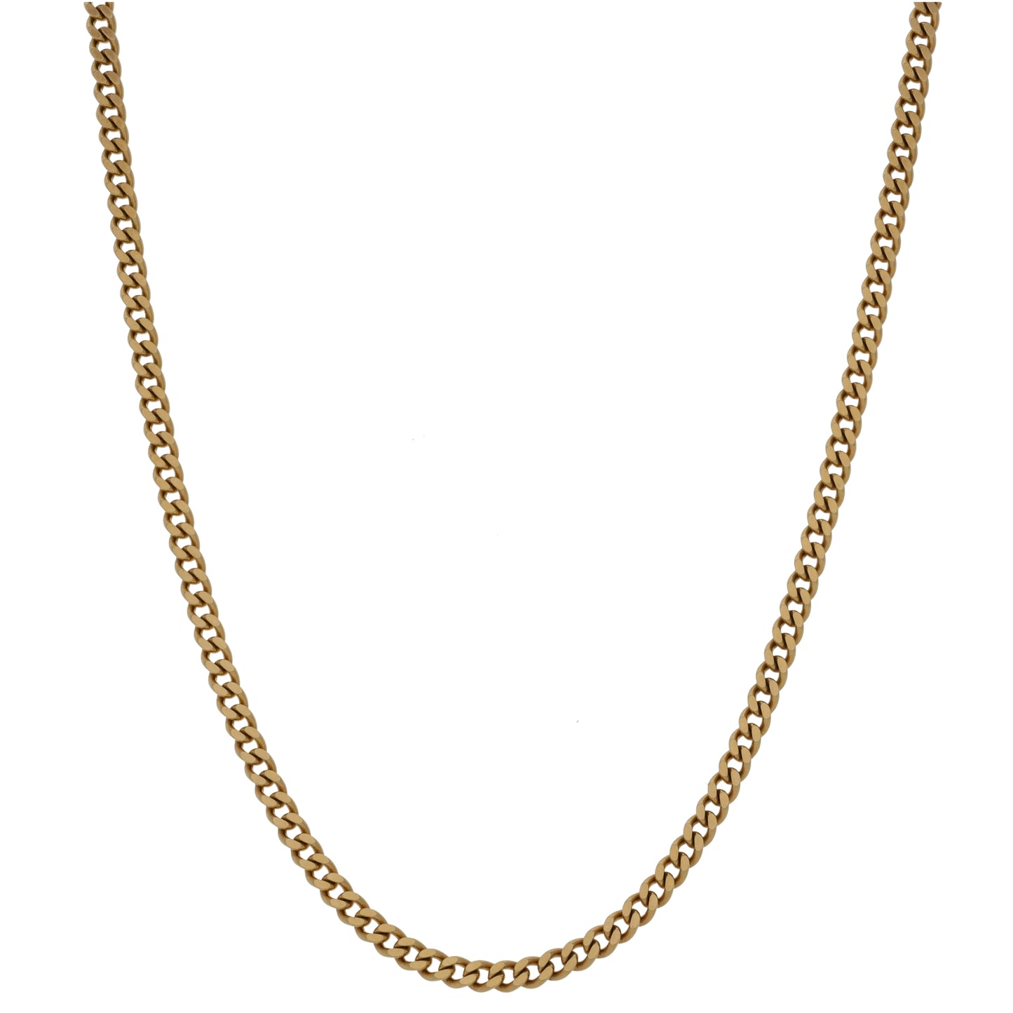 9ct Gold Curb Chain 20"
