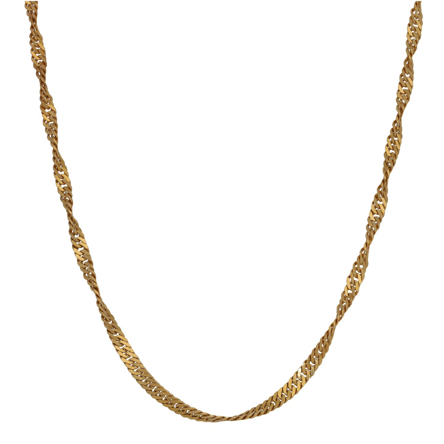 22ct Gold Singapore Chain 24"