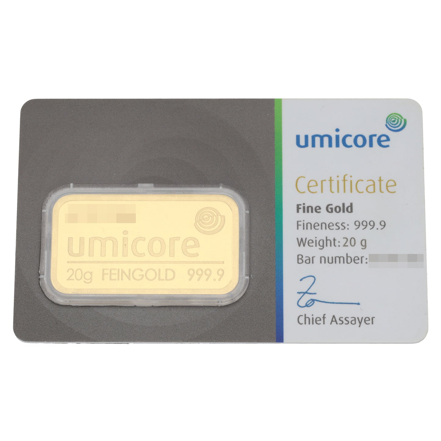 24ct 20g Gold Bar