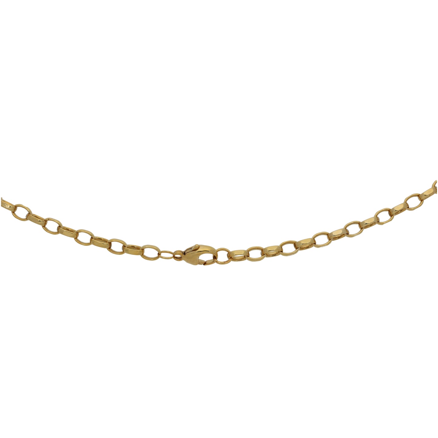 9ct Gold Belcher Chain 22"