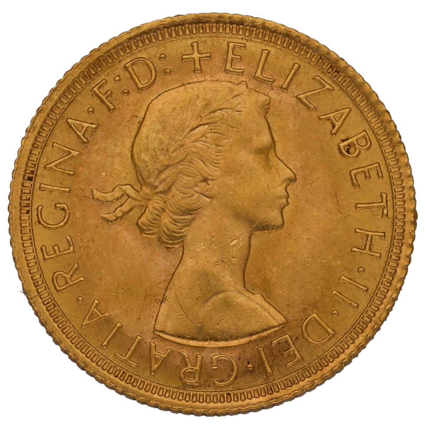 22ct Gold Queen Elizabeth II Full Sovereign Coin 1967