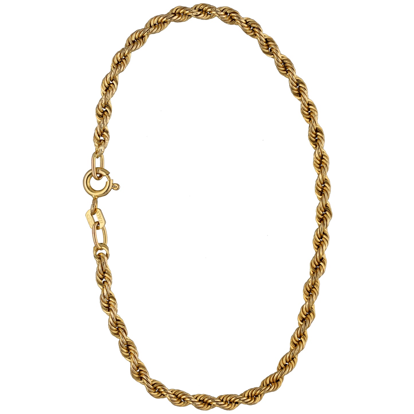 9ct Gold Rope Bracelet