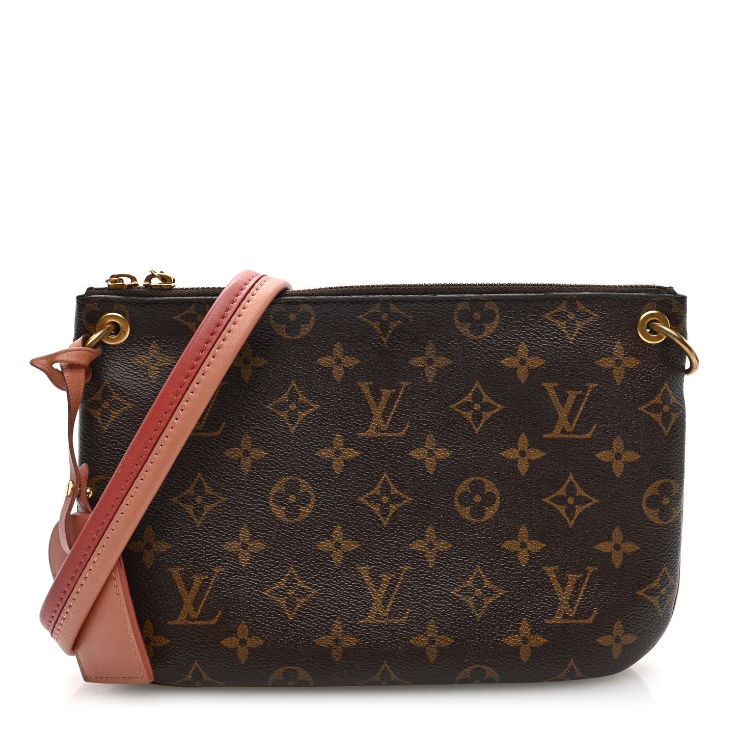 Louis Vuitton Lorette Monogram Coated Canvas Bag - Brown