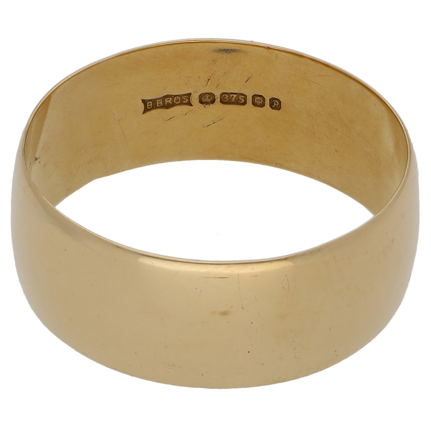9ct Gold Plain Wedding Ring Size U