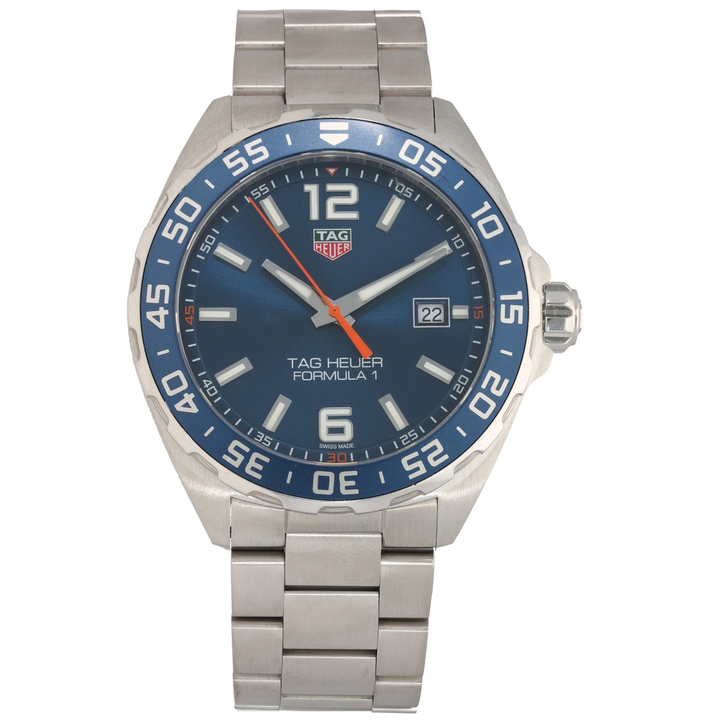 Tag Heuer Formula 1 WAZ1010 43mm Stainless Steel Watch