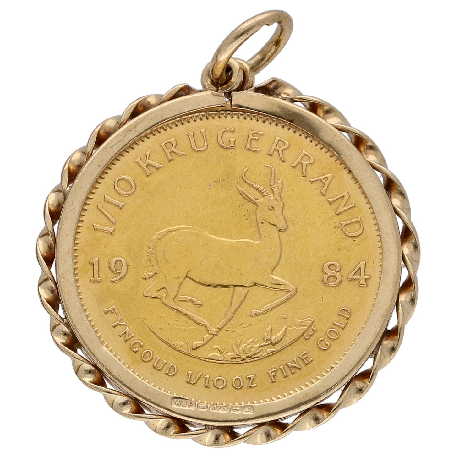 9ct Gold 1/10 OZ Krugerrand Coin Pendant