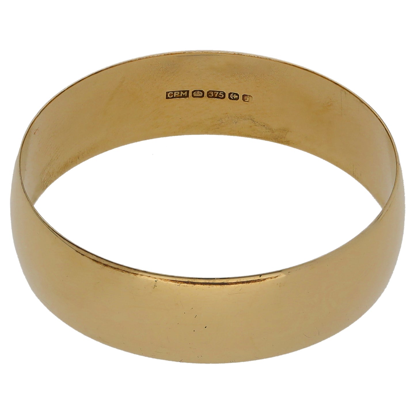 9ct Gold Plain Wedding Ring Size W