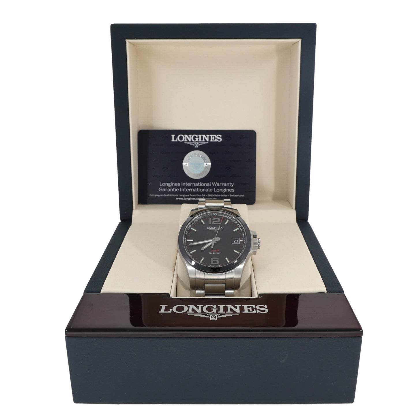 Longines Conquest L3.719.4 41mm Stainless Steel Watch