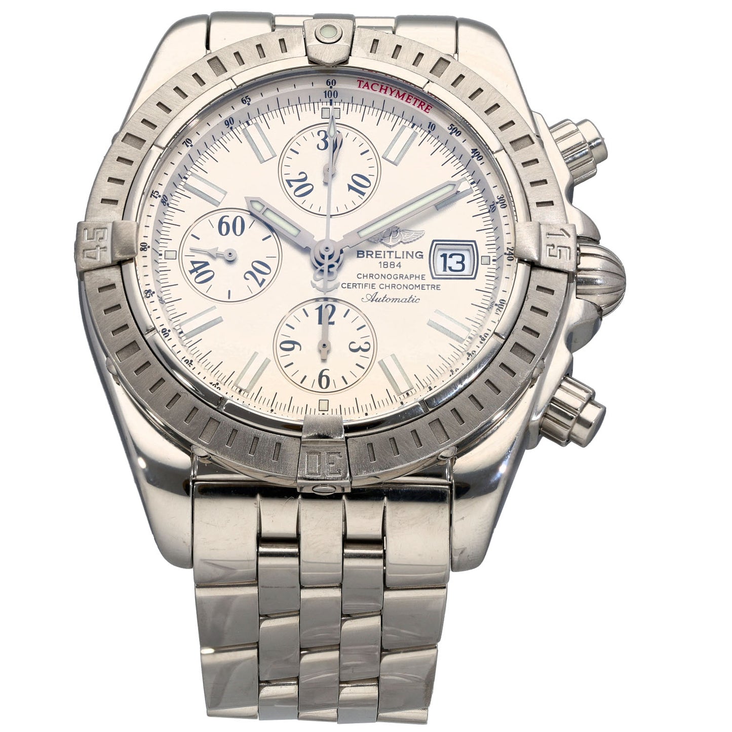 Breitling Chronomat Evolution A13356 44mm Stainless Steel Watch