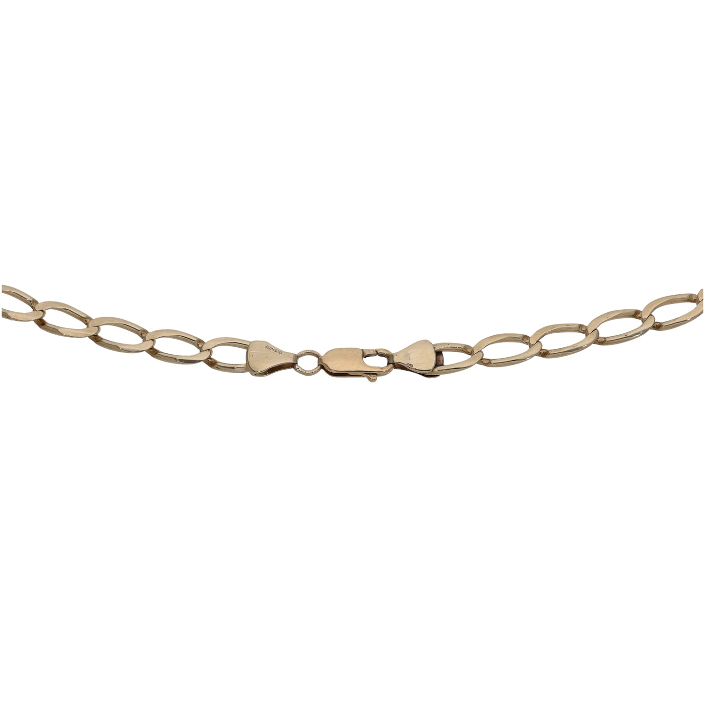 9ct Gold Curb Chain 26"