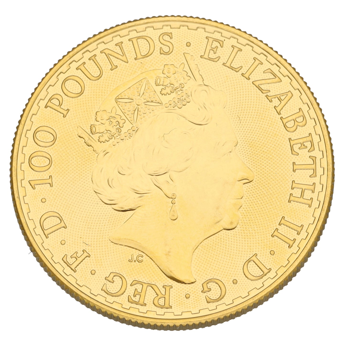 24ct Gold Queen Elizabeth II 1 OZ Britannia Coin 2021