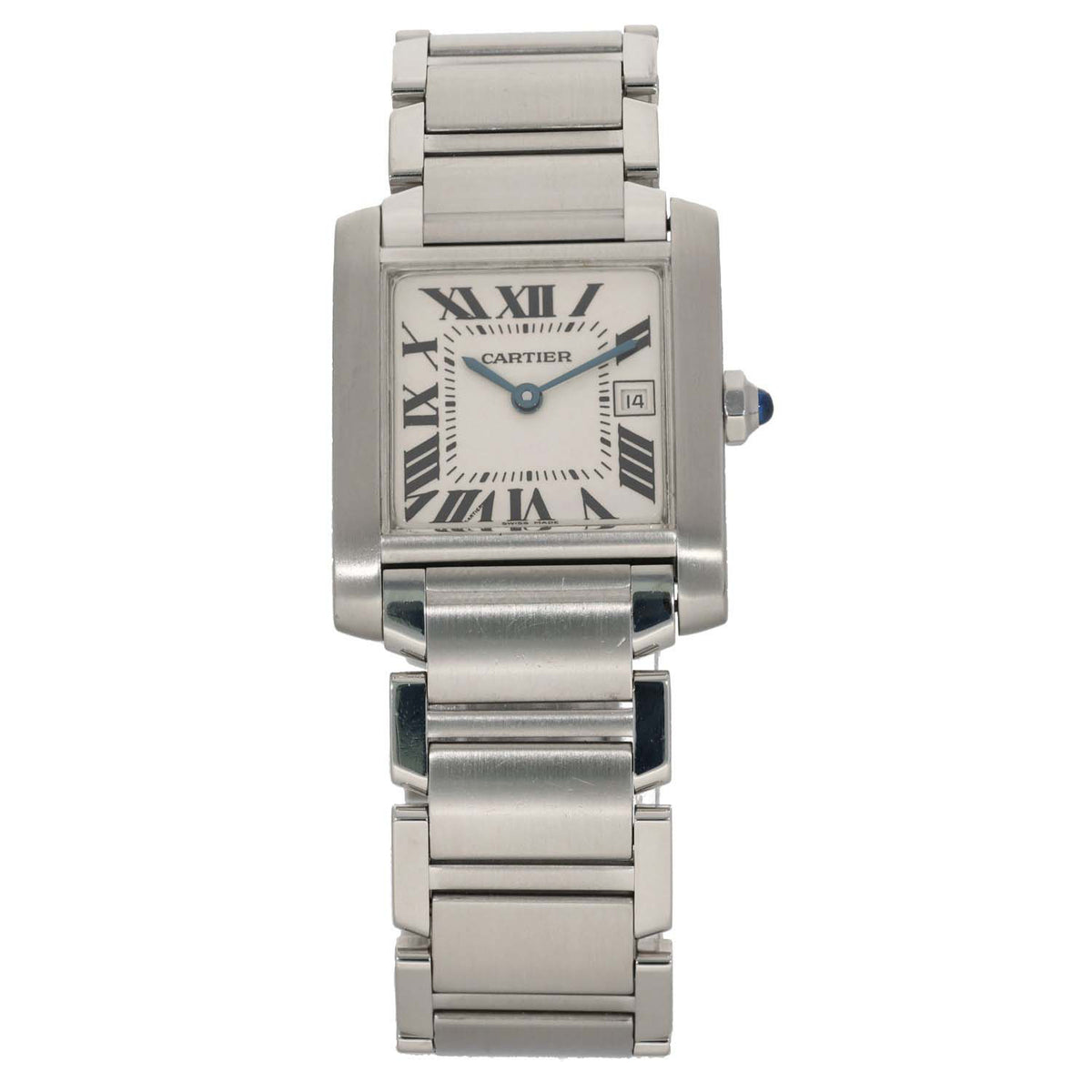 Cartier Tank Francaise W51011Q3 25mm Stainless Steel Watch