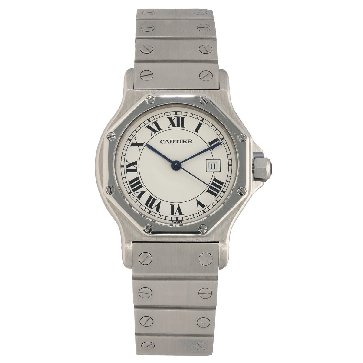 Cartier Santos Ronde 2965 28mm Stainless Steel Watch