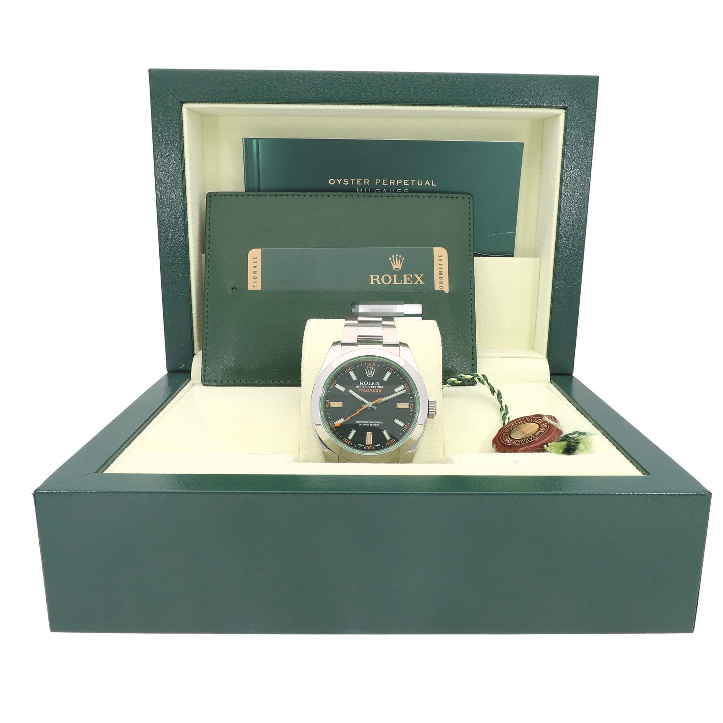 Rolex Milgauss 116400GV 40mm Stainless Steel Watch