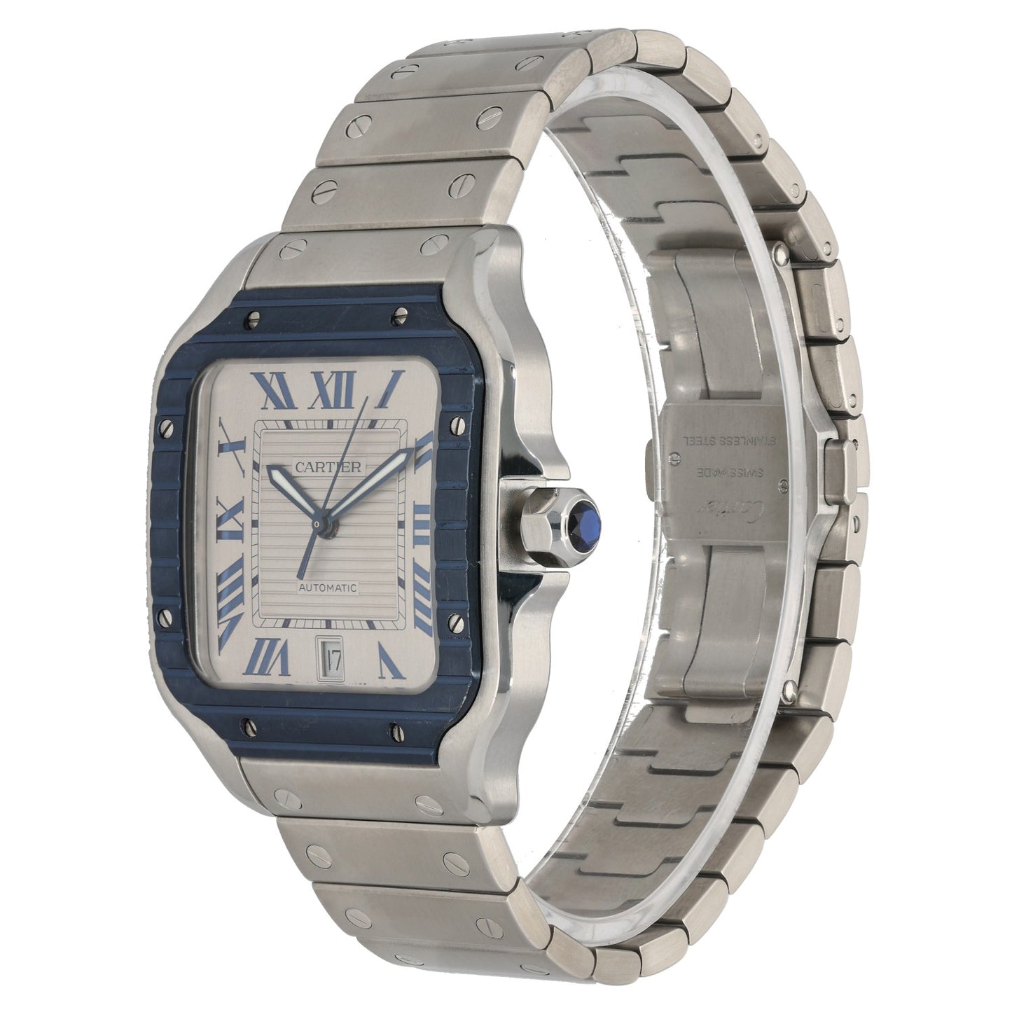 Cartier Santos De Cartier WSSA0047 39.8mm Stainless Steel Watch