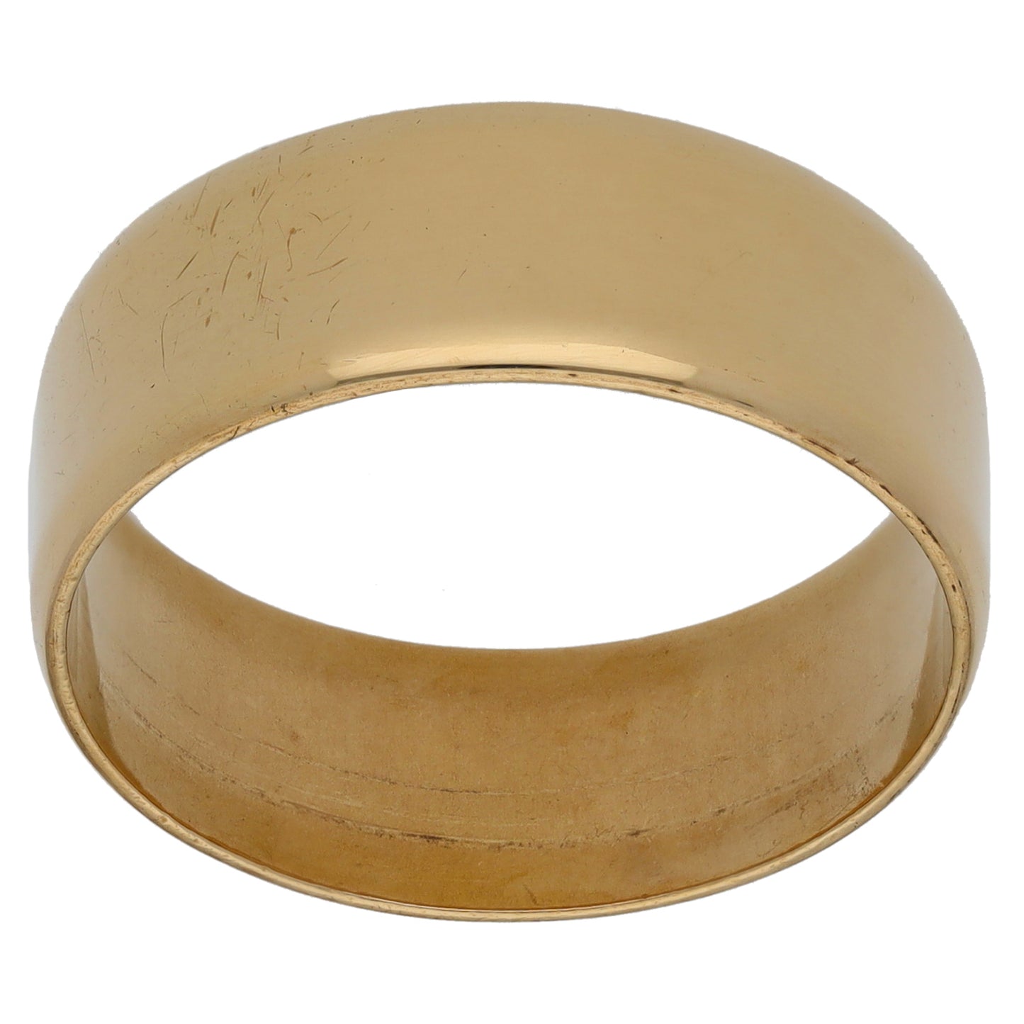 9ct Gold Plain Wedding Ring Size U
