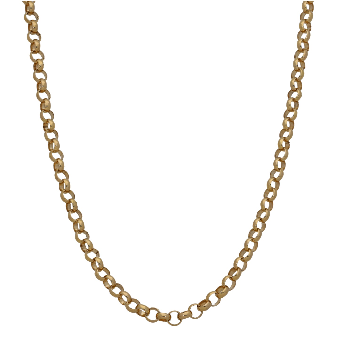 9ct Gold Belcher Chain 34"