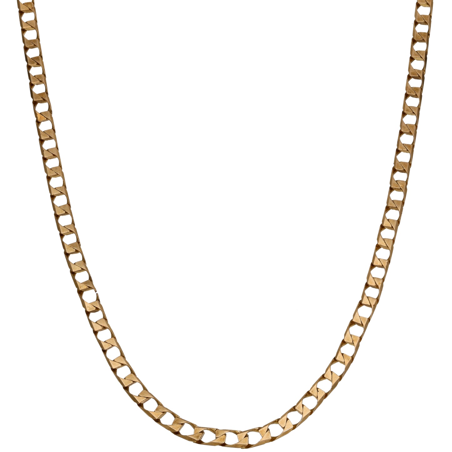 9ct Gold Curb Chain 20"