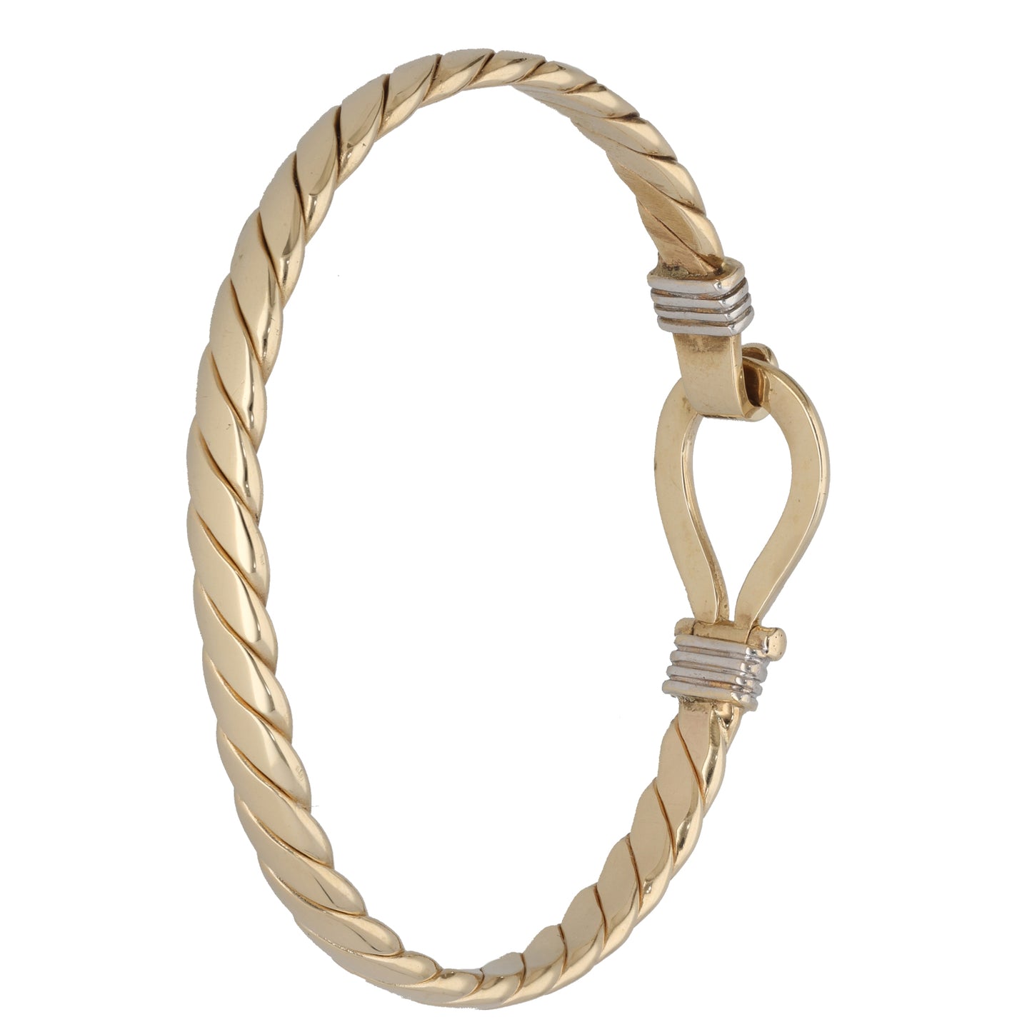 9ct Gold Hinged/Clasp Bangle