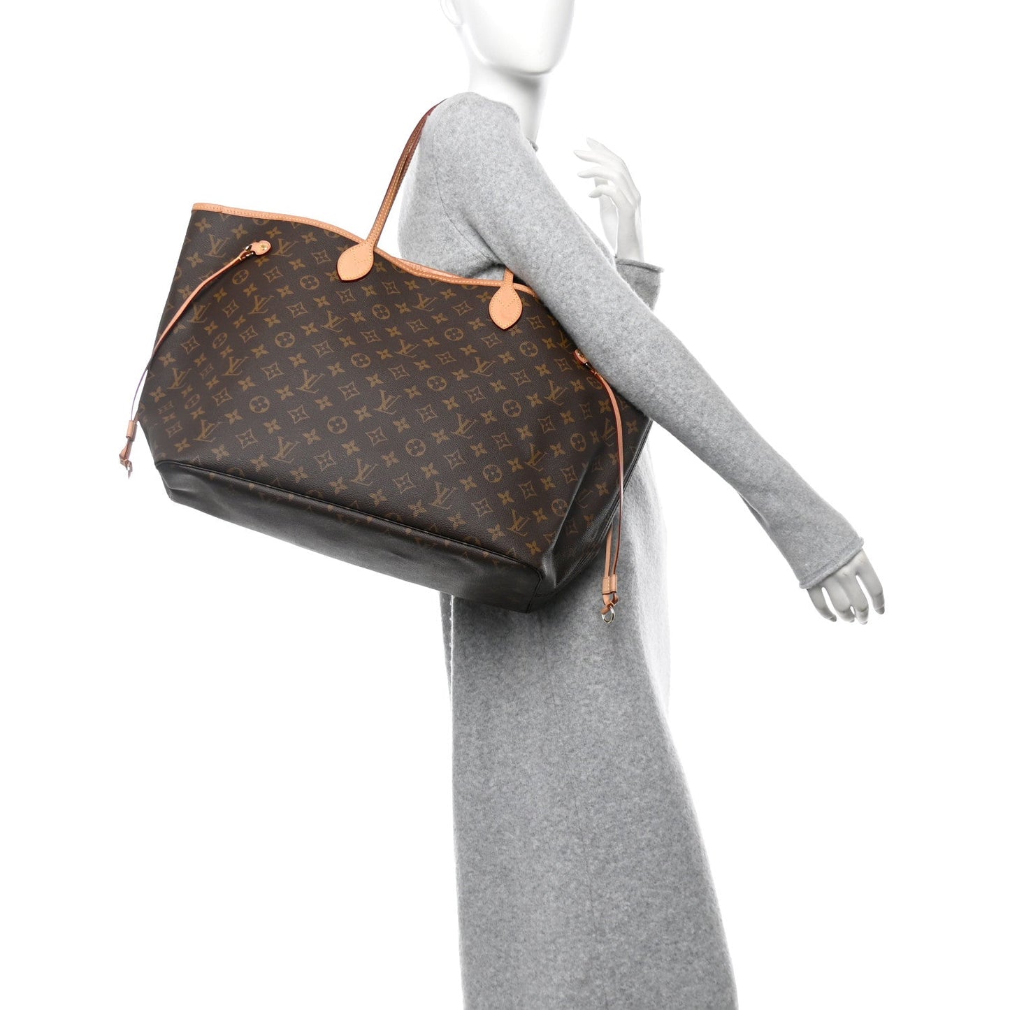 Louis Vuitton Monogram Neverfull GM Coated Canvas Bag - Brown