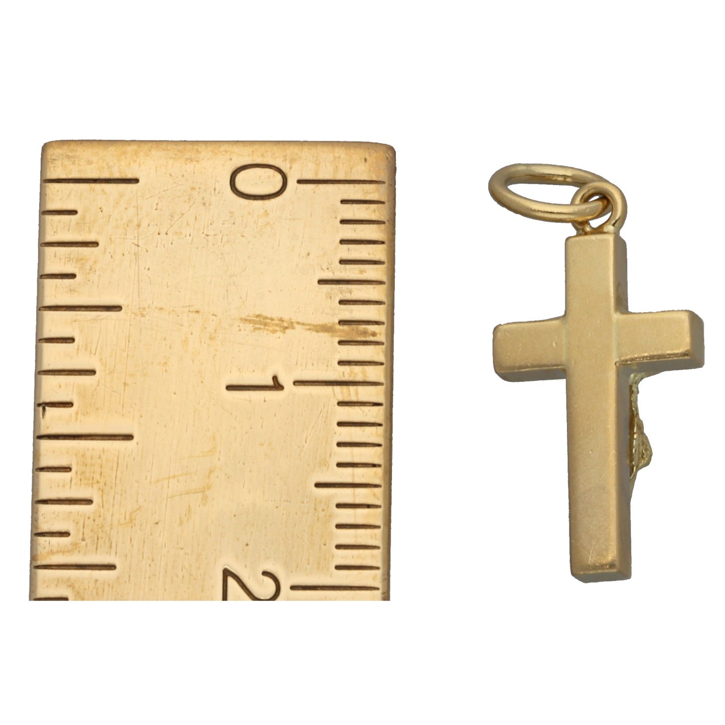 18ct Gold Crucifix Pendant