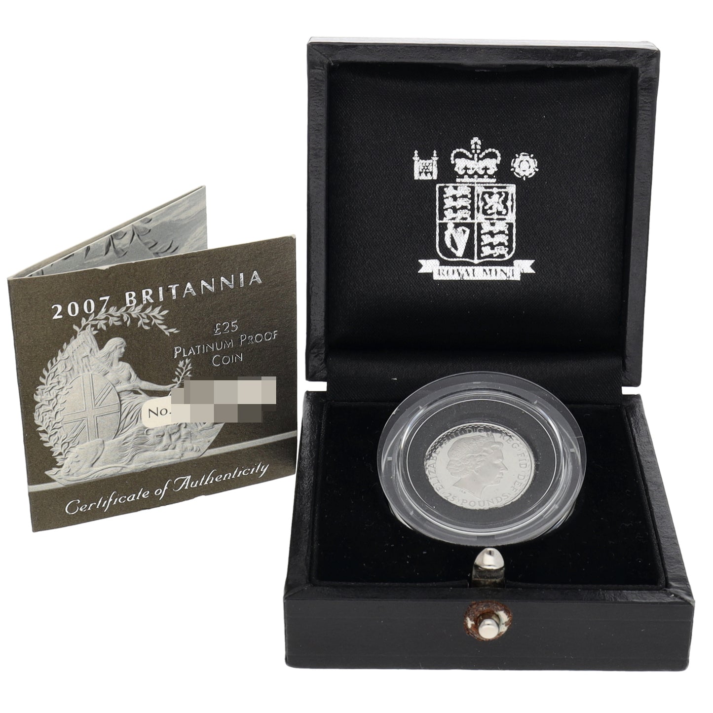 Platinum Queen Elizabeth II 1/4 OZ Britannia Coin 2007
