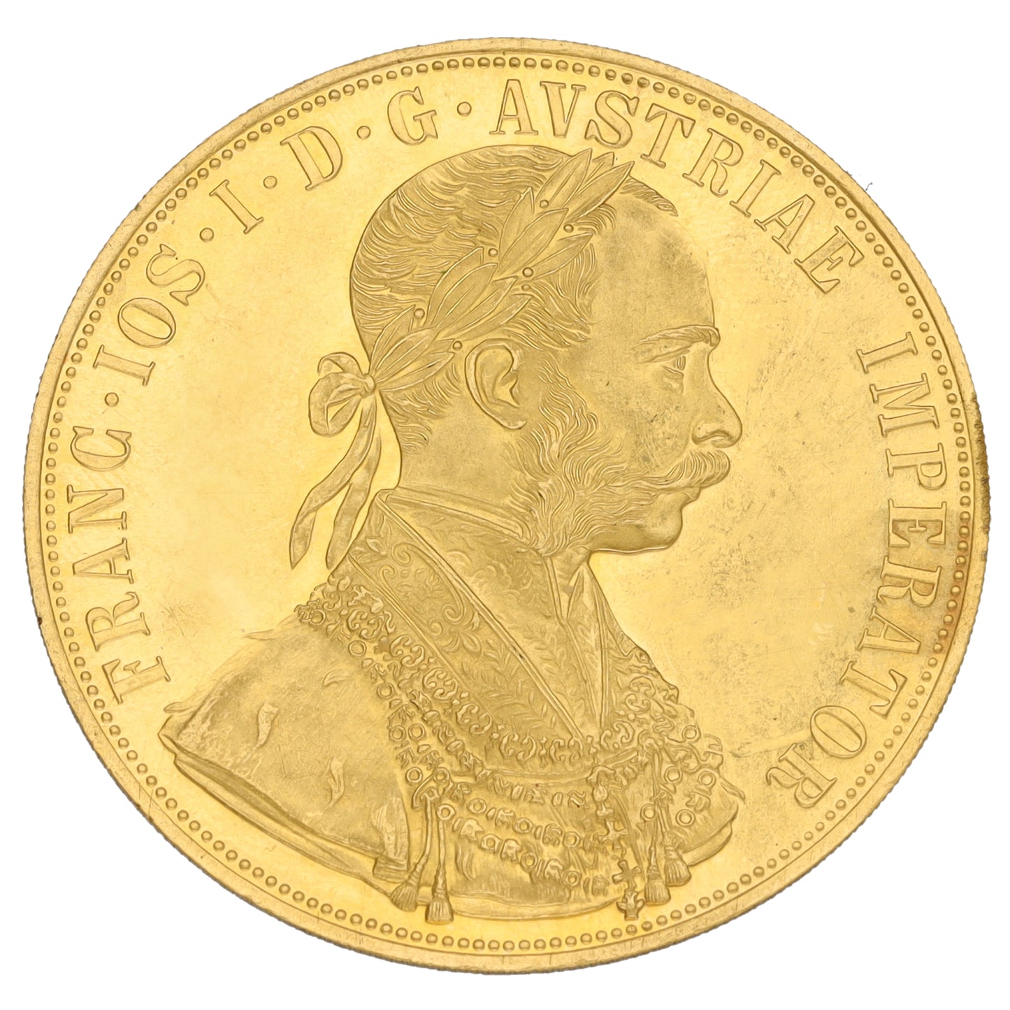 22ct Gold Austrian 4 Ducat Coin 1915