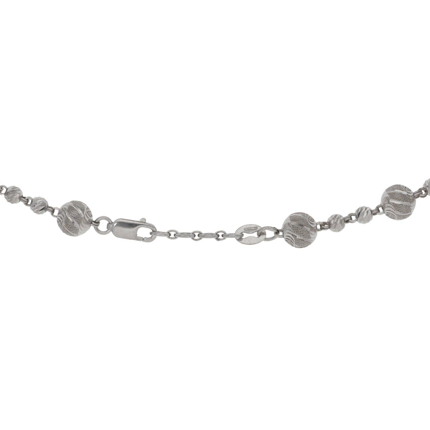 22ct White Gold Fancy Necklace 30"