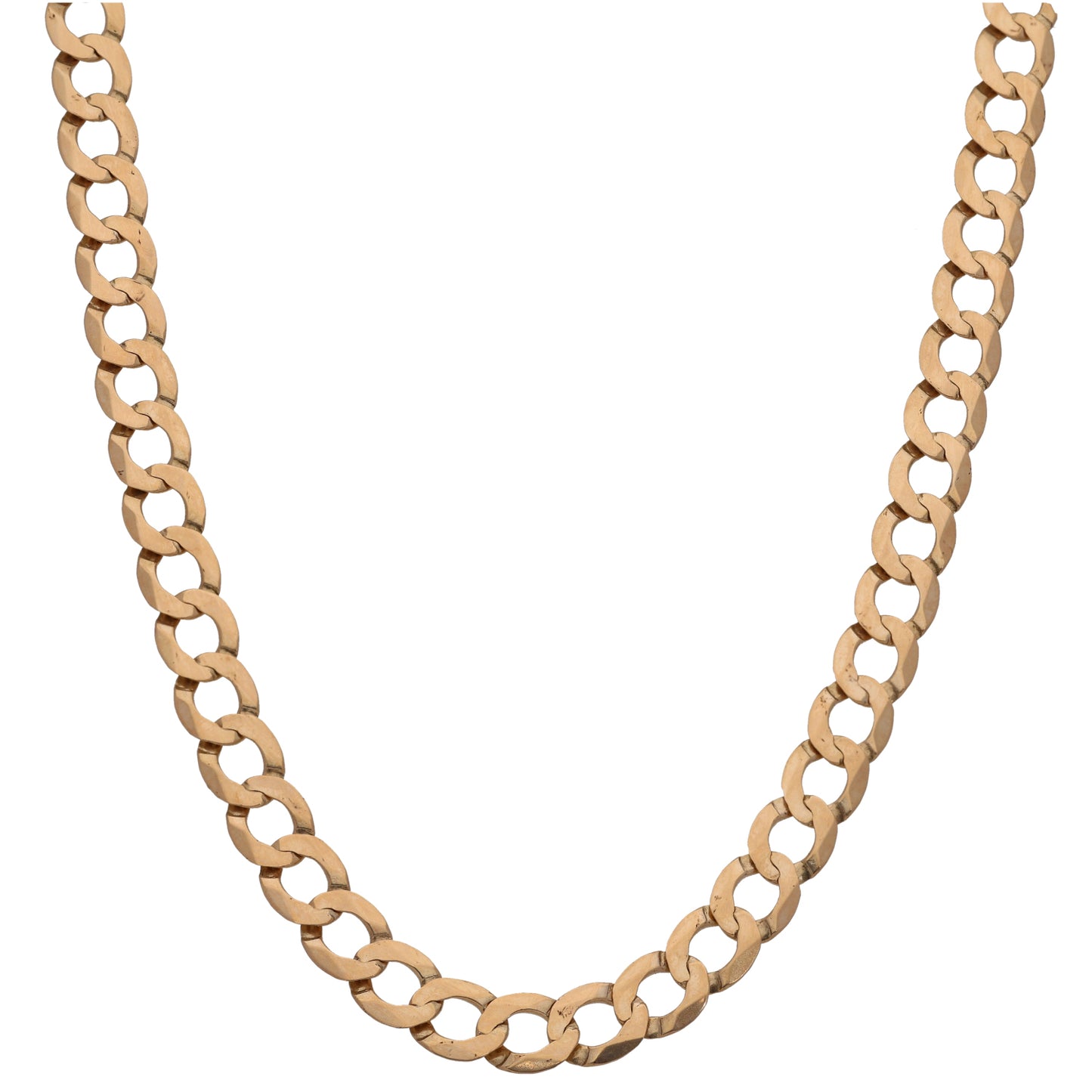 9ct Gold Curb Chain 24"