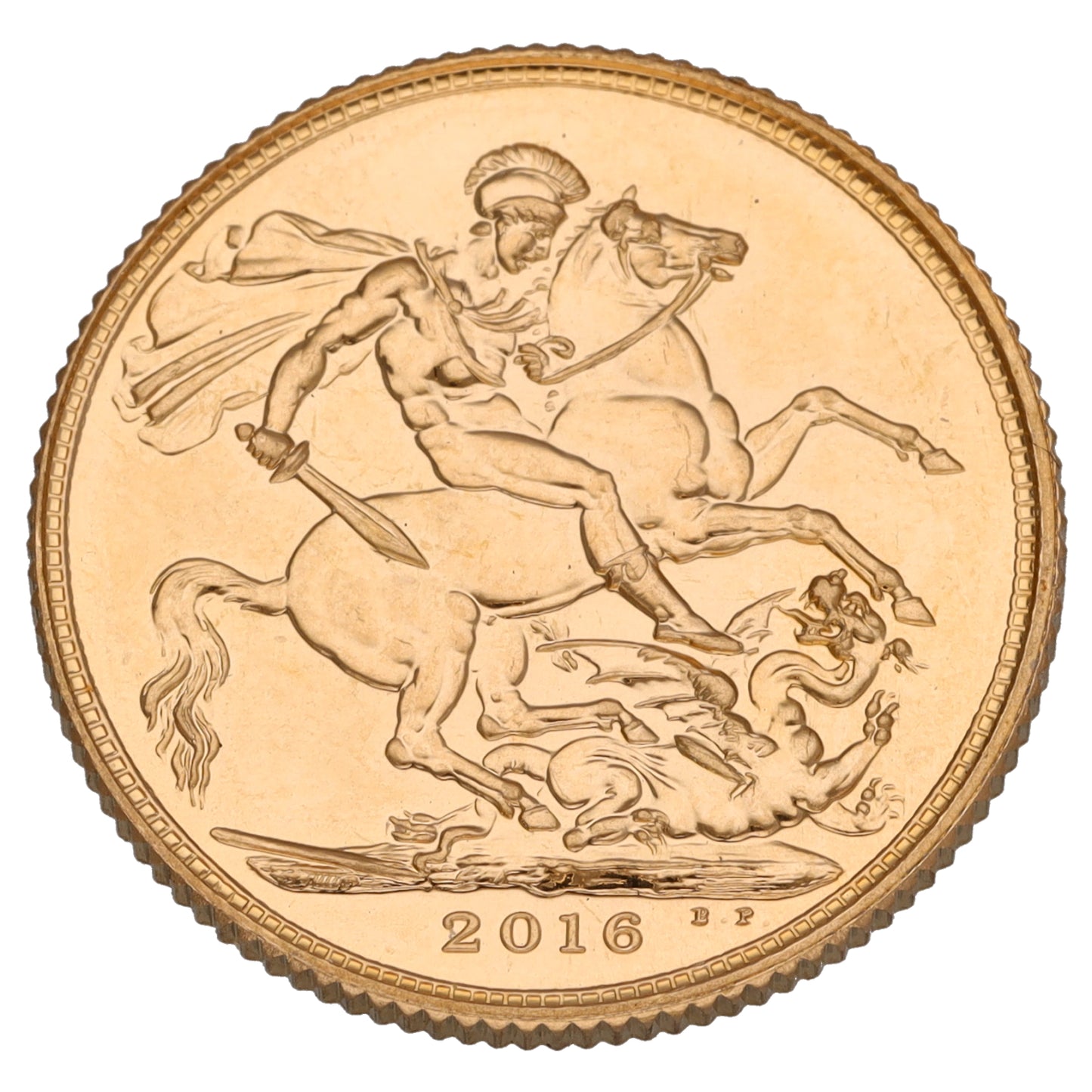 22ct Gold Queen Elizabeth II Full Sovereign Coin 2016
