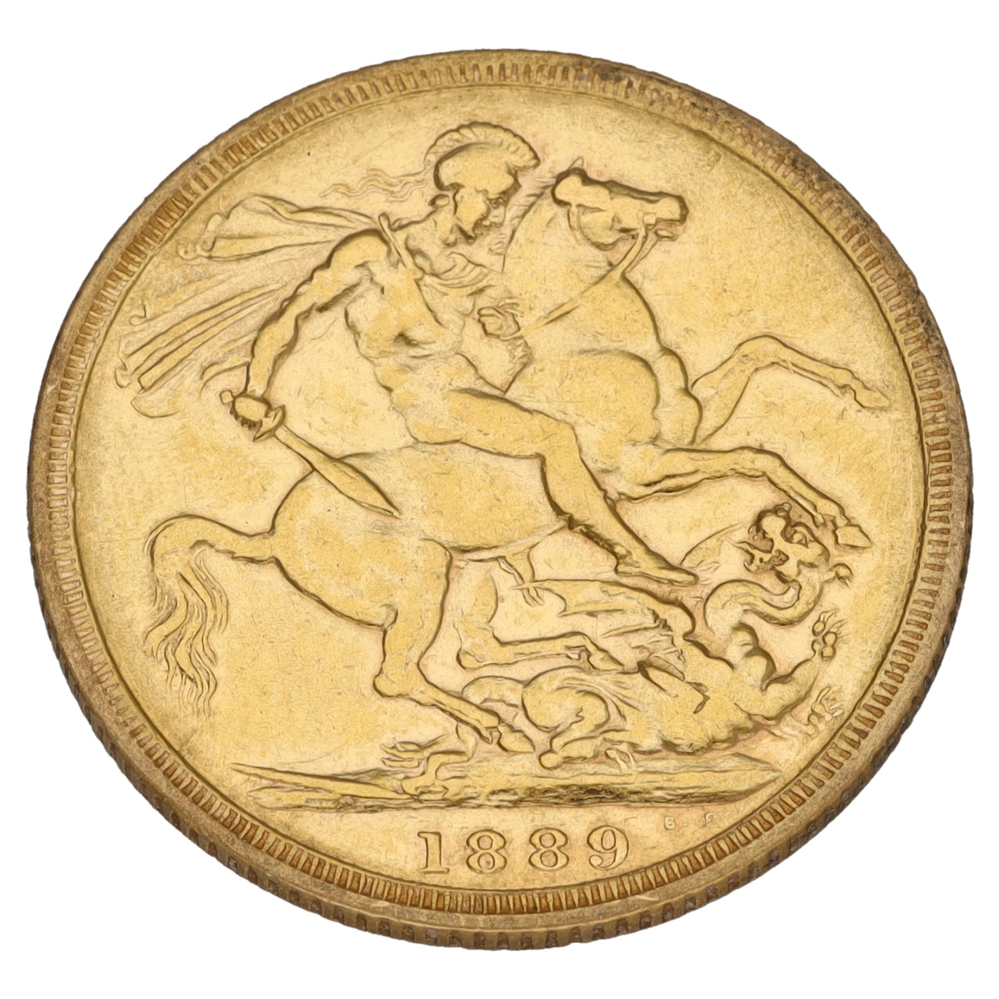 22ct Gold Queen Victoria Full Sovereign Coin 1889