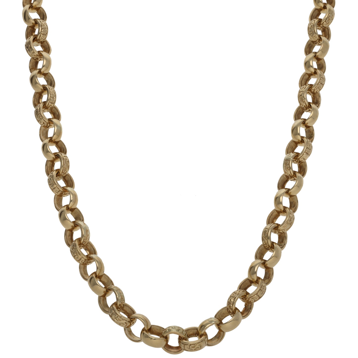 9ct Gold Belcher Chain 28"