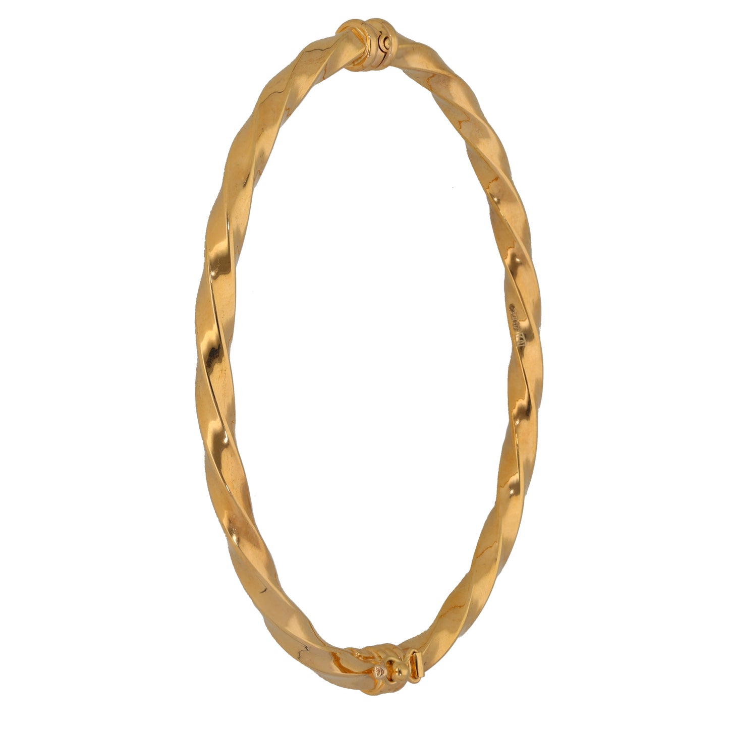 9ct Gold Hinged/Clasp Bangle