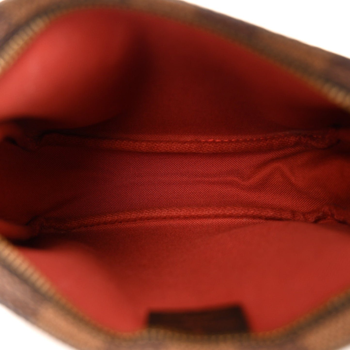 Louis Vuitton Trousse Pochette Makeup Damier Ebene Coated Canvas Bag - Brown