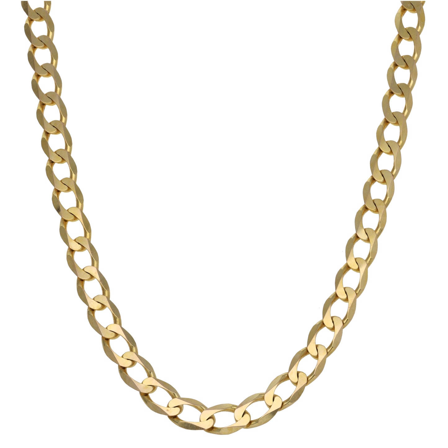 9ct Gold Curb Chain 20"