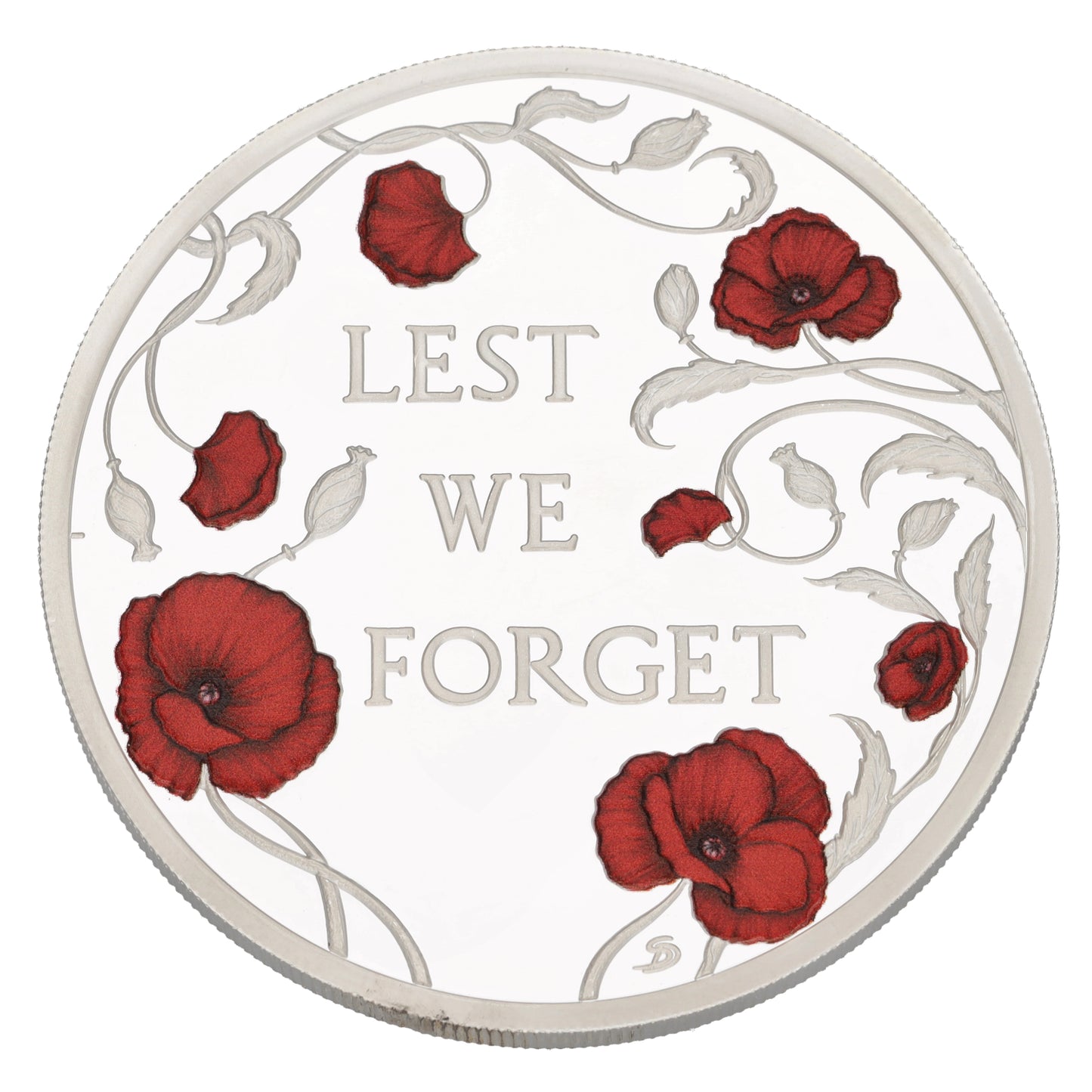 Silver Lest We Forget Twenty Five Pounds Coin 2024