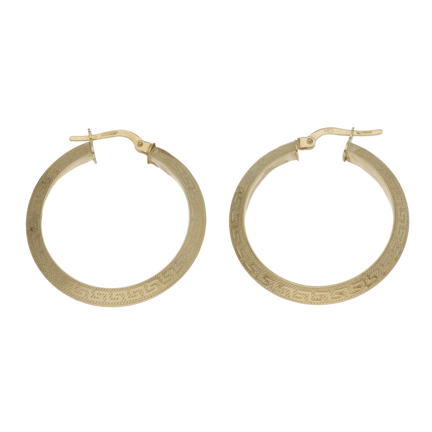 14ct Gold Hoop Earrings