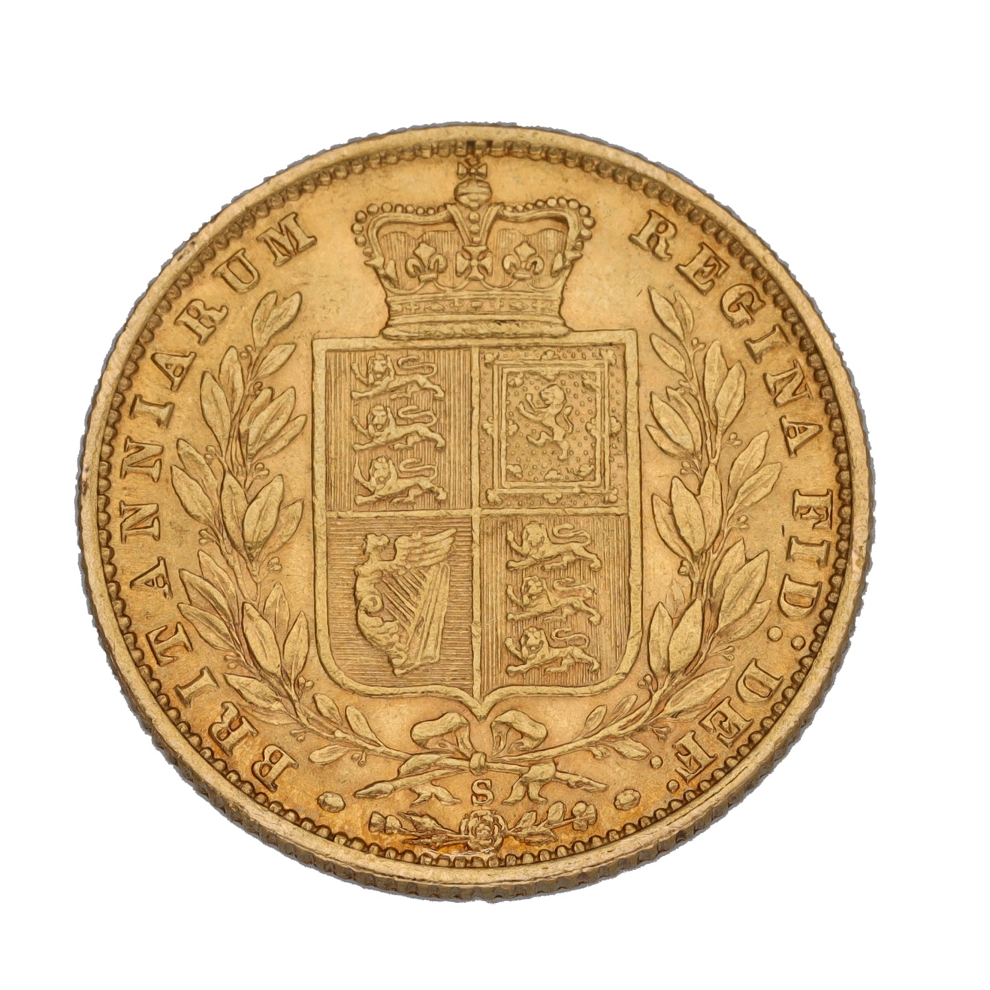 22ct Gold Queen Victoria Full Sovereign Coin 1875