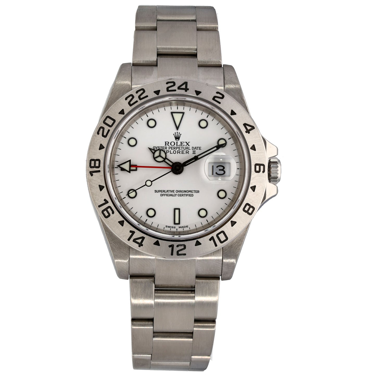 Rolex Explorer II 16570 40mm Stainless Steel Watch