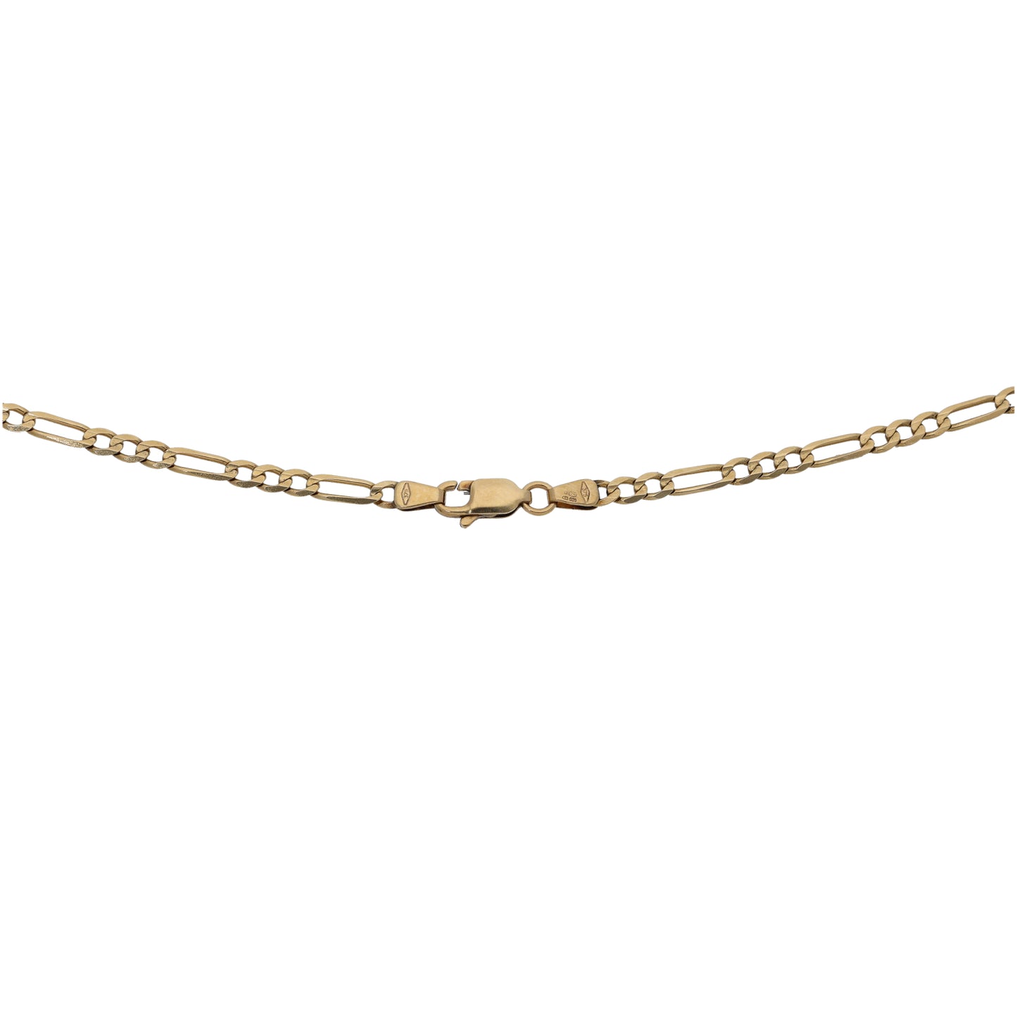 9ct Gold Figaro Chain 20"