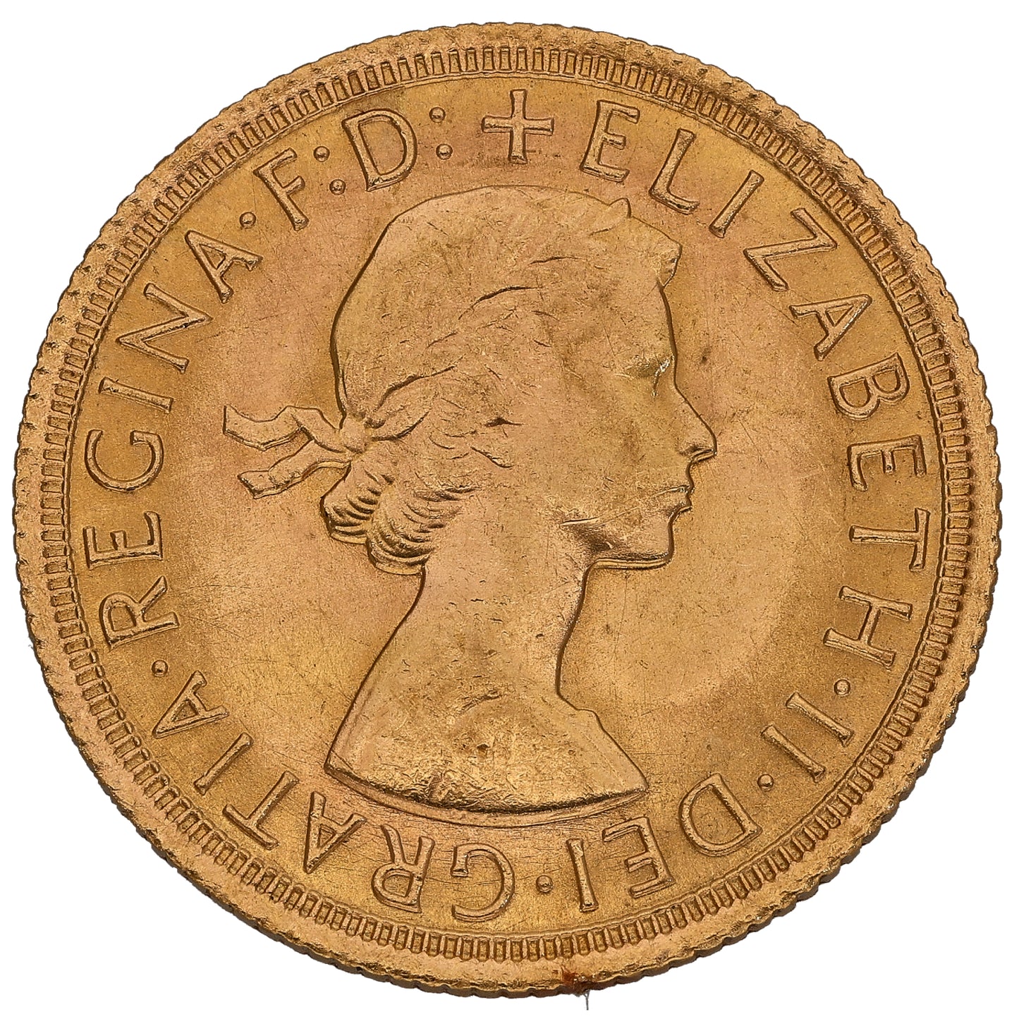 22ct Gold Queen Elizabeth II Full Sovereign Coin 1967