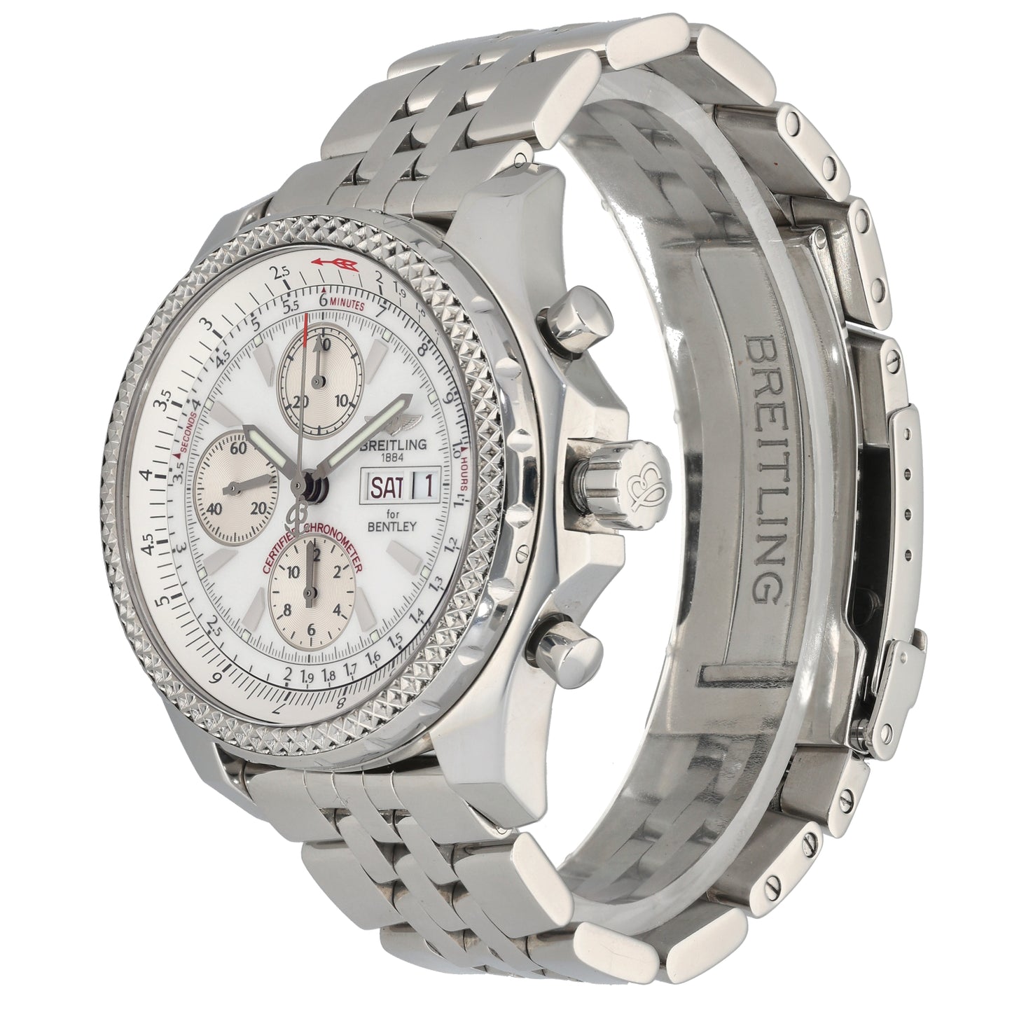 Breitling Bentley GT A13362 45mm Stainless Steel Watch