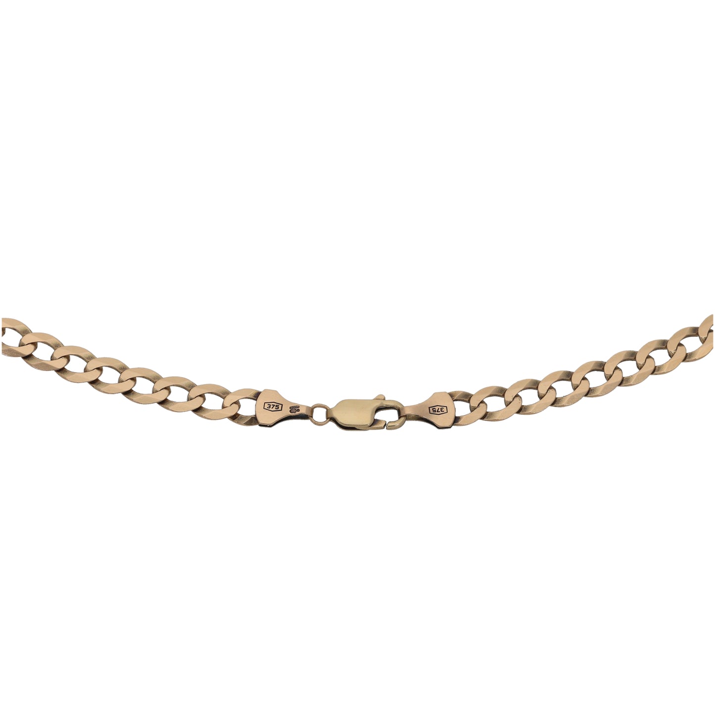 9ct Gold Curb Chain 20"