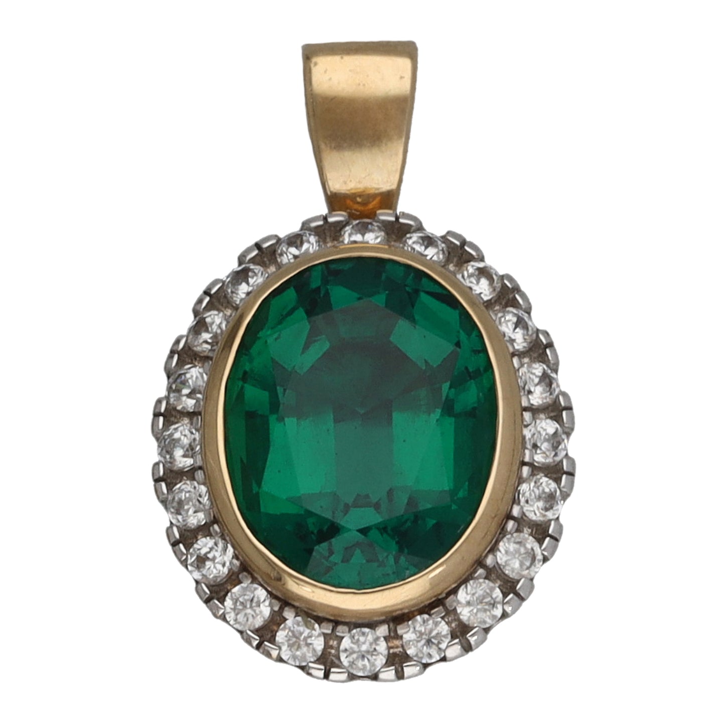 9ct Gold Imitation Dress/Cocktail Pendant