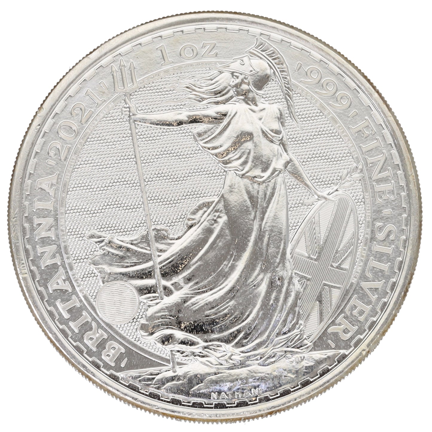 Fine Silver Queen Elizabeth II 1 OZ Britannia Coin 2021