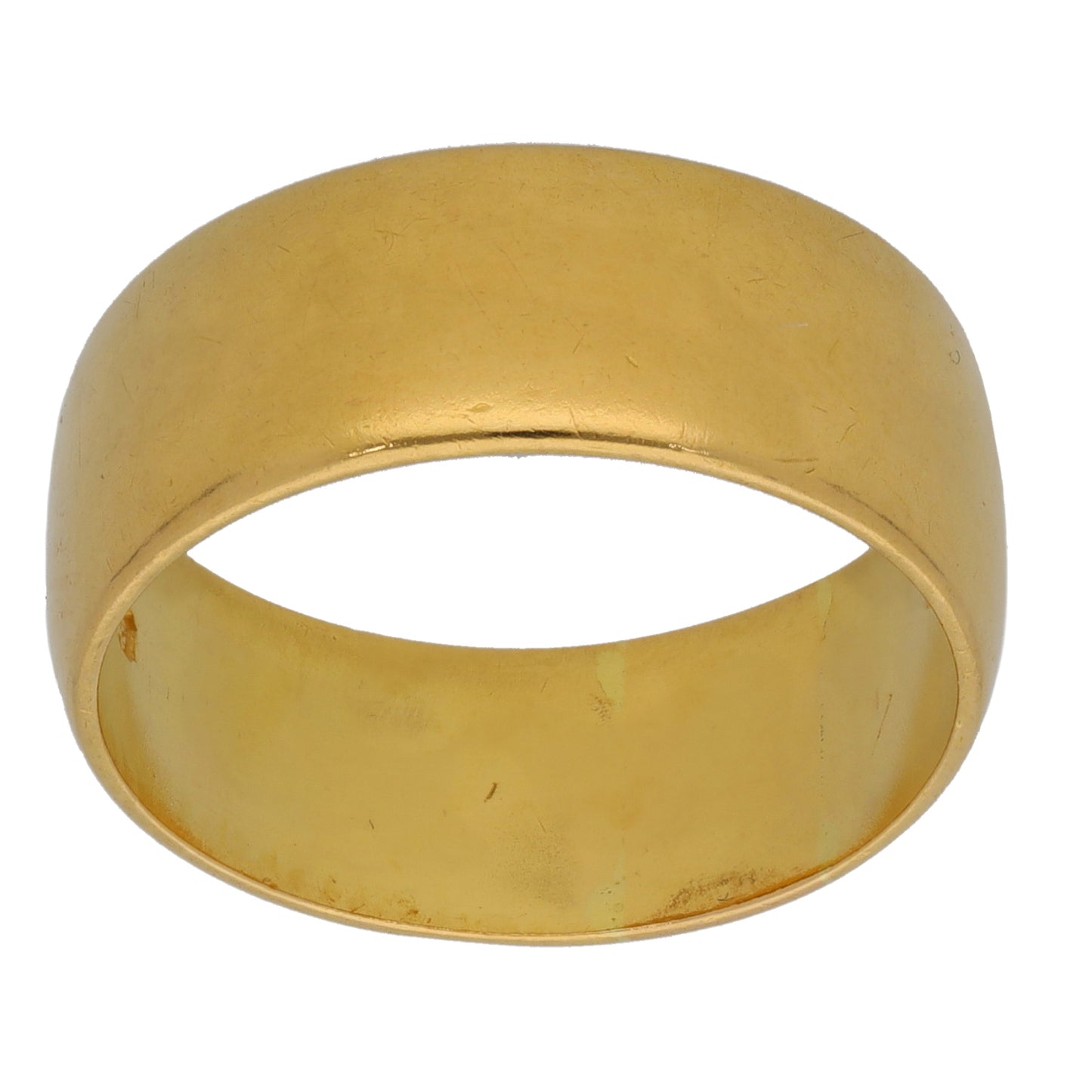 22ct Gold Plain Wedding Ring Size P