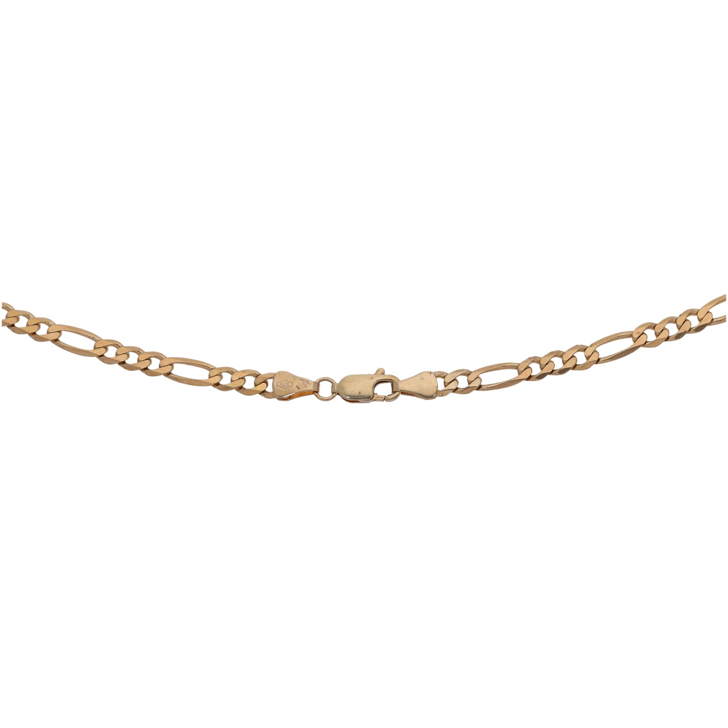 9ct Gold Figaro Chain 18"