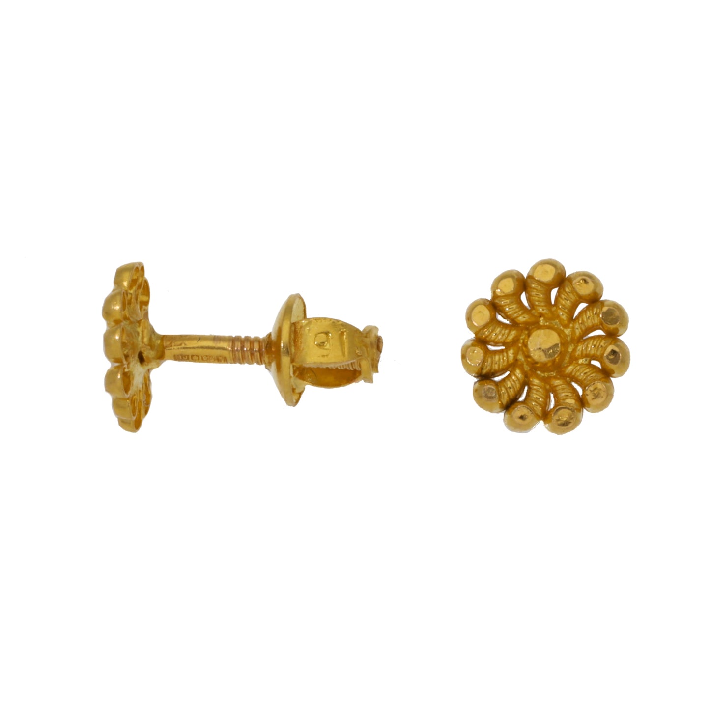 22ct Gold Stud Earrings